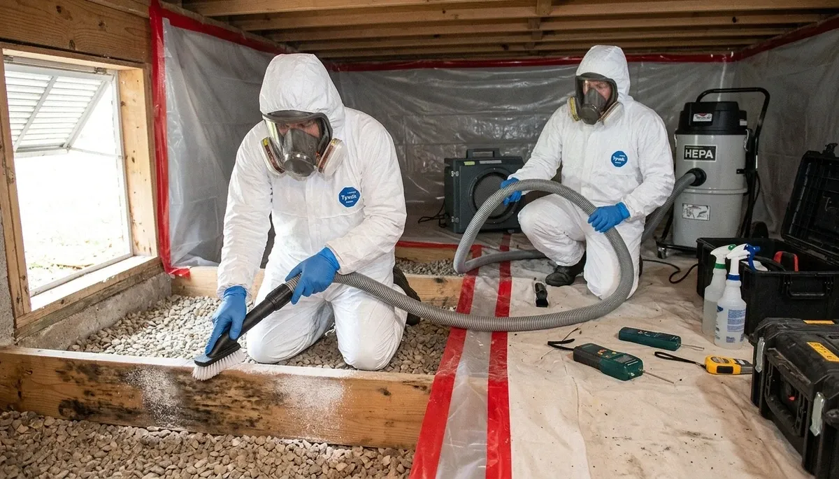 Mold removal inspection for Tyler, TX homes by water damage restoration professionals