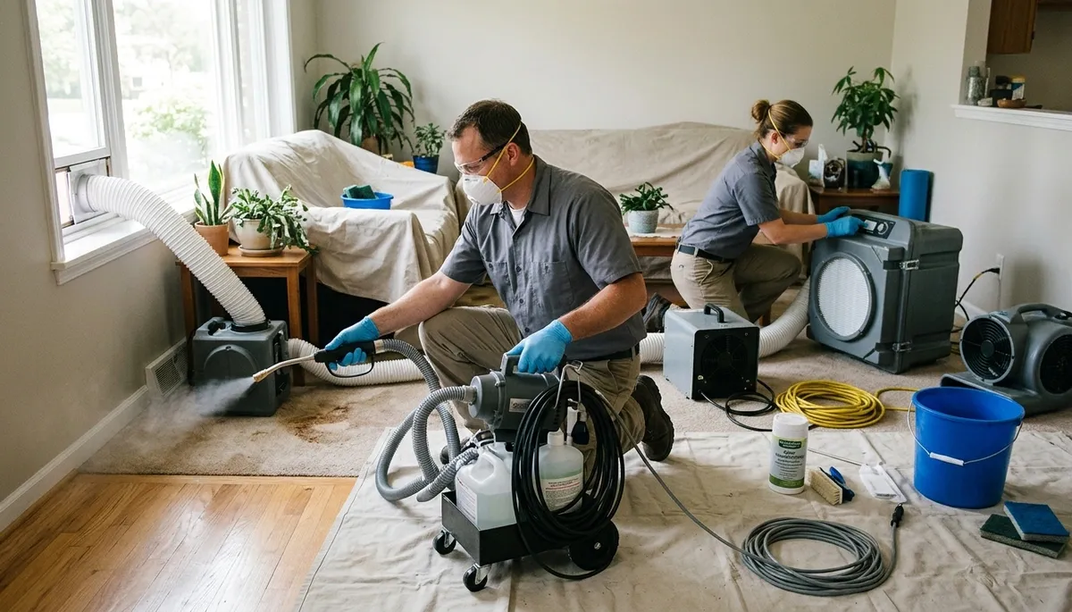 Odor removal service for Tyler, TX homes after water damage, mold, or sewage odors