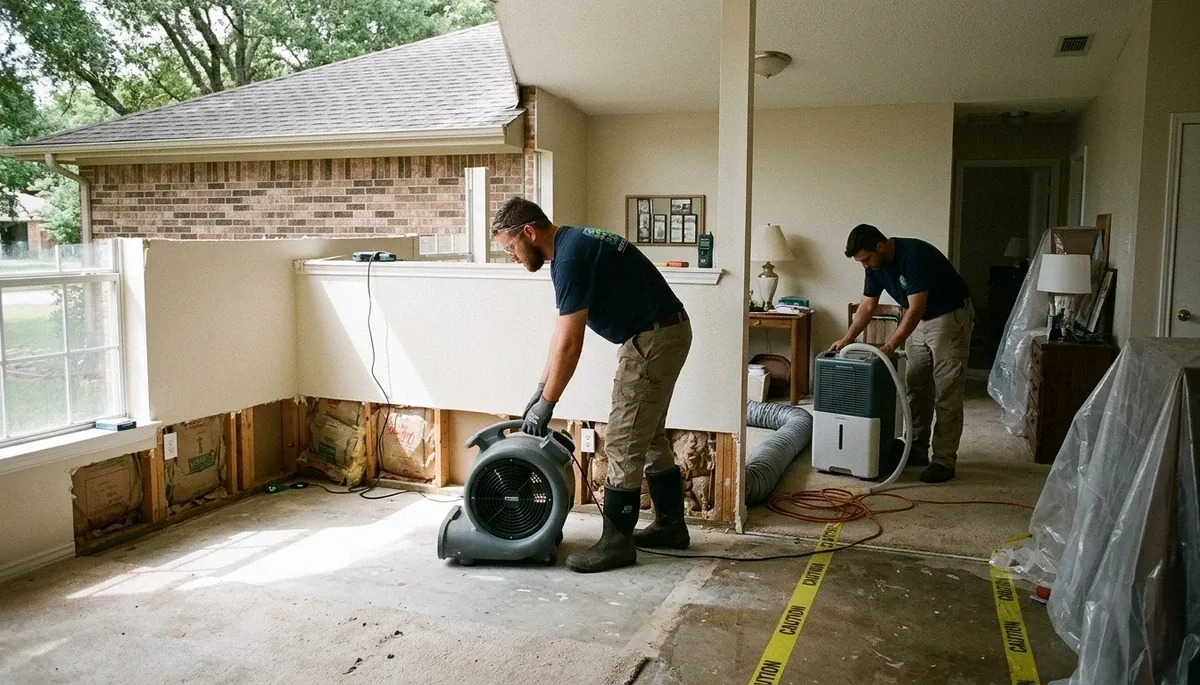 Water damage restoration team serving Tyler, TX for fast home and business recovery