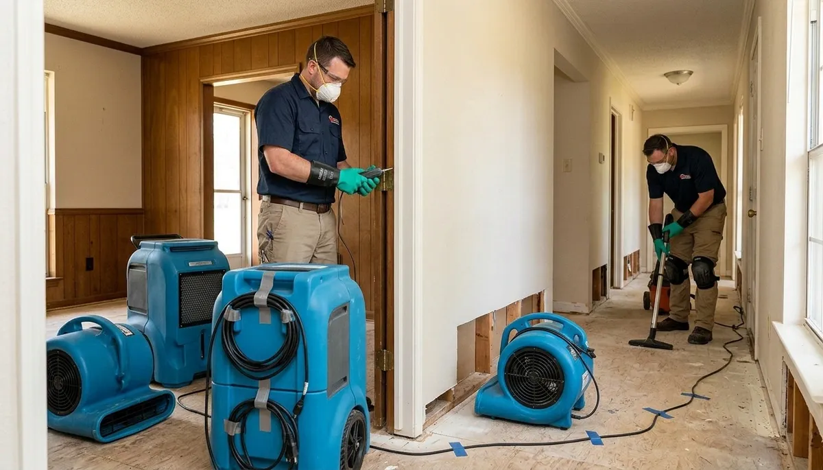 Water damage restoration team serving Tyler, TX for fast cleanup and repair
