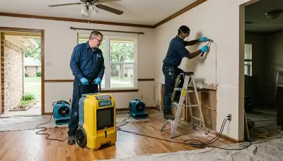 Water damage restoration team serving Tyler, TX with professional cleanup and repair services