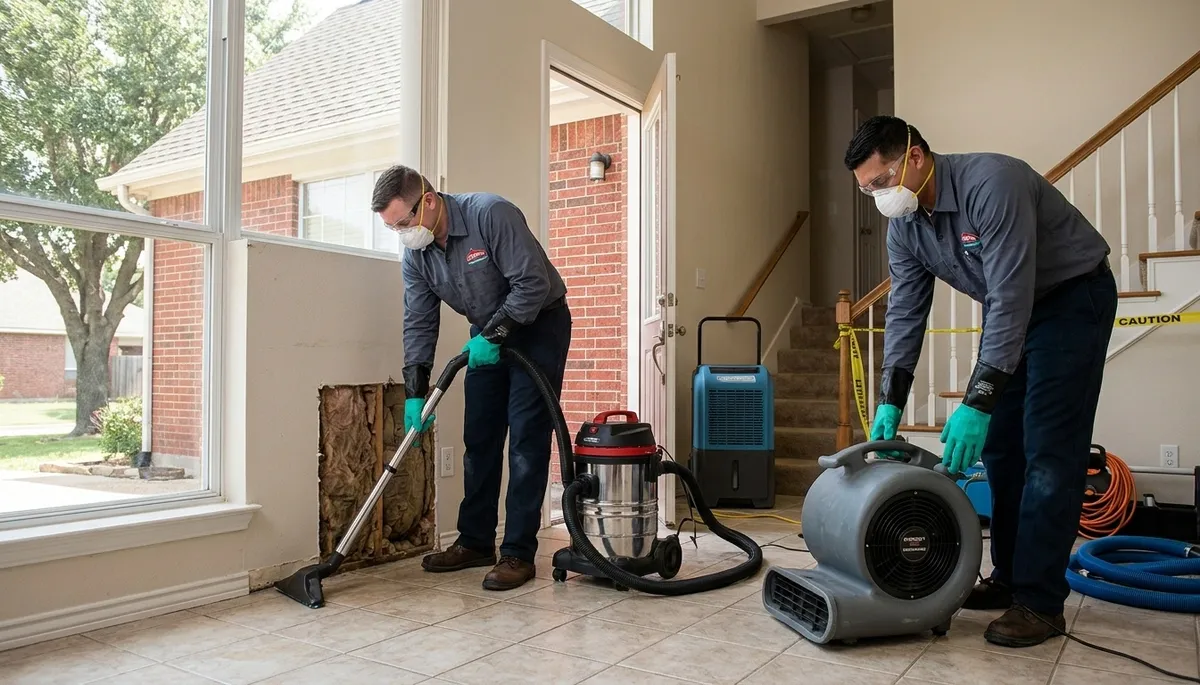 Water damage restoration team serving Tyler, TX for fast cleanup and repairs